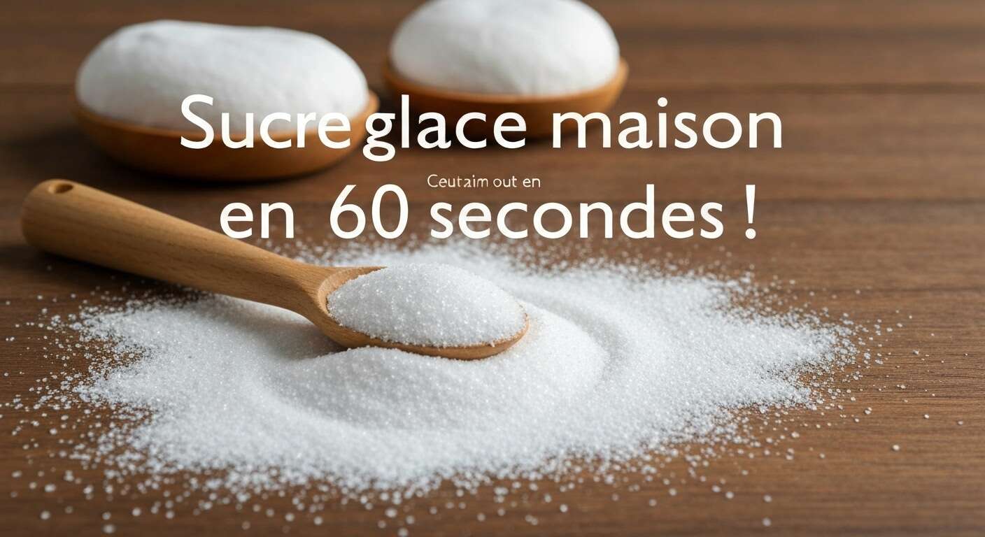 Sucre glace maison en 60 secondes !