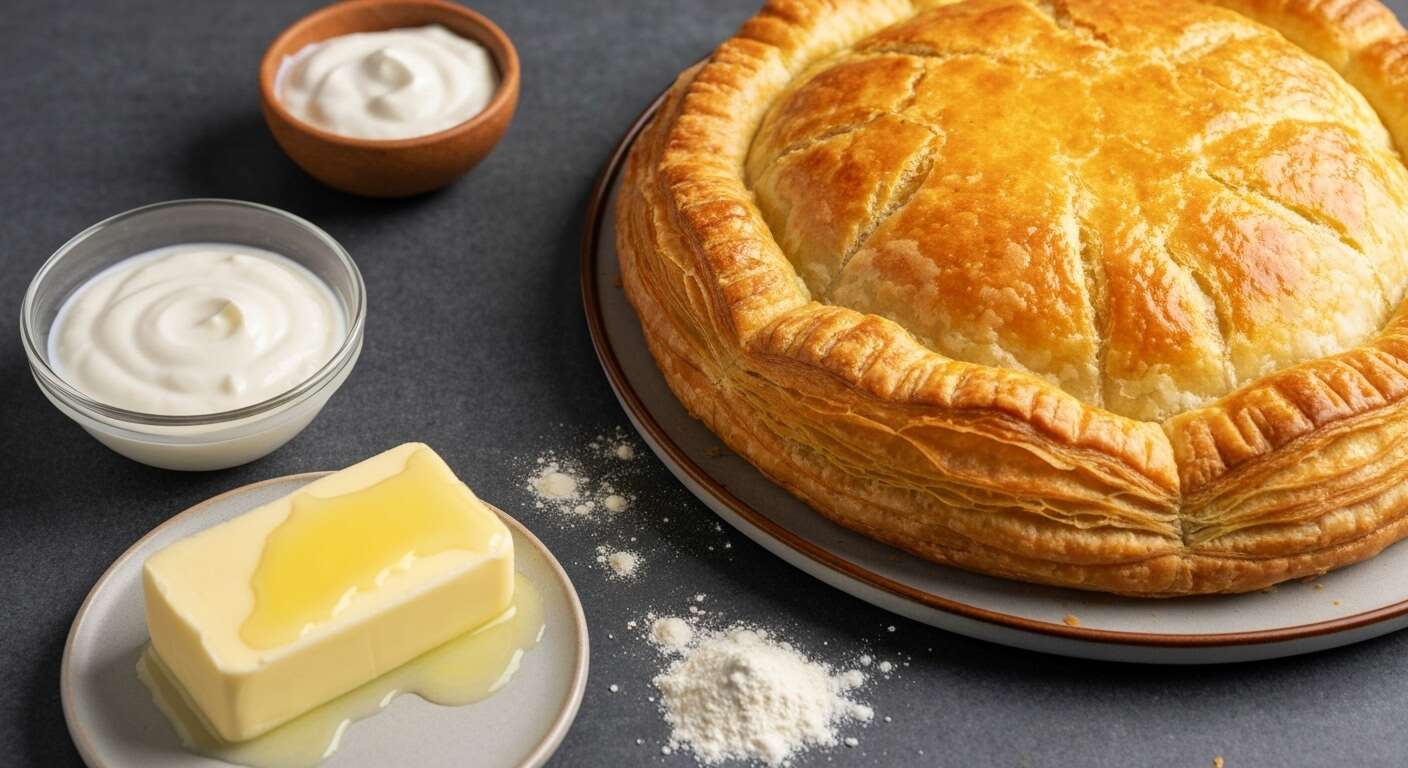 Pâte feuilletée express au yaourt : recette bluffante en 5 min sans repos