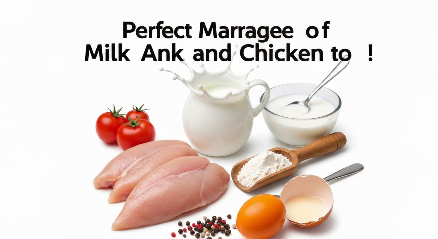 Recette gourmande : un mariage parfait de lait et poulet à tester !