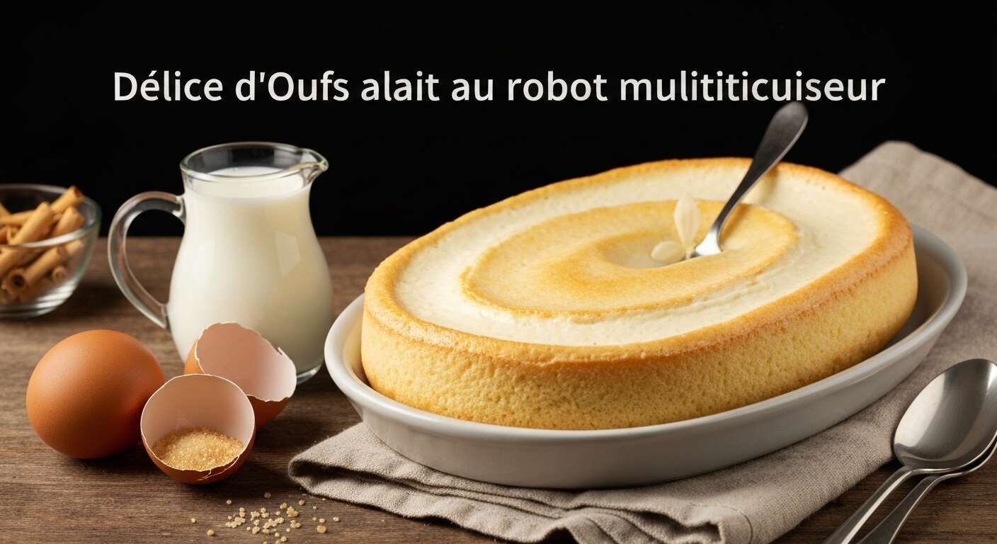 Délice d'œufs au lait au robot multicuiseur