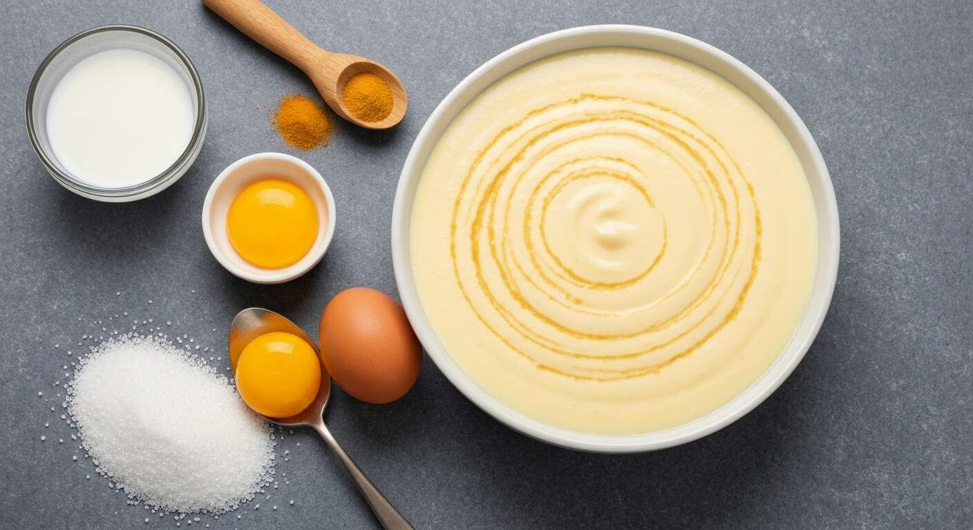 Délice de crème pâtissière facile