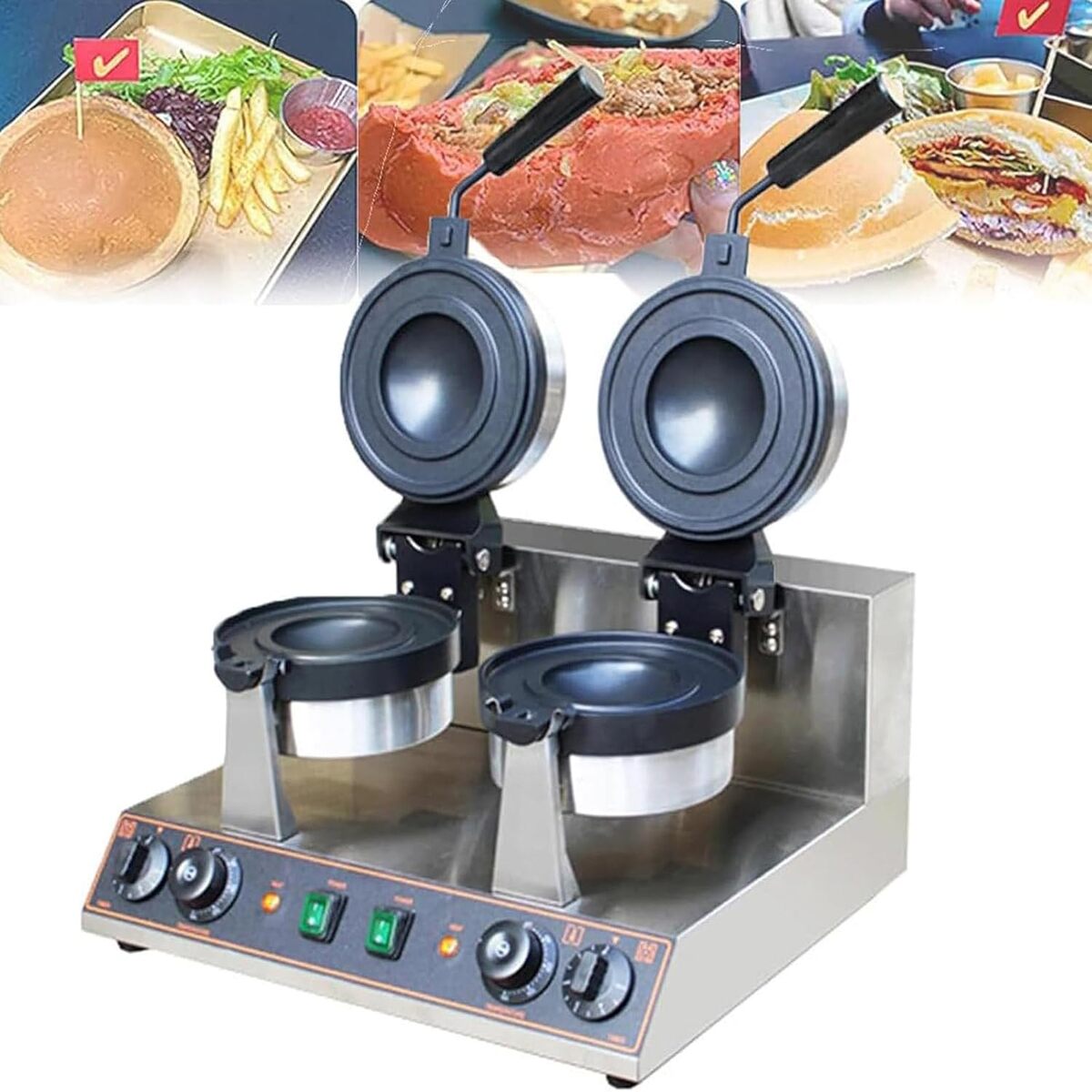 Test de la machine LSHFYV UFO : presse à hamburgers et panini