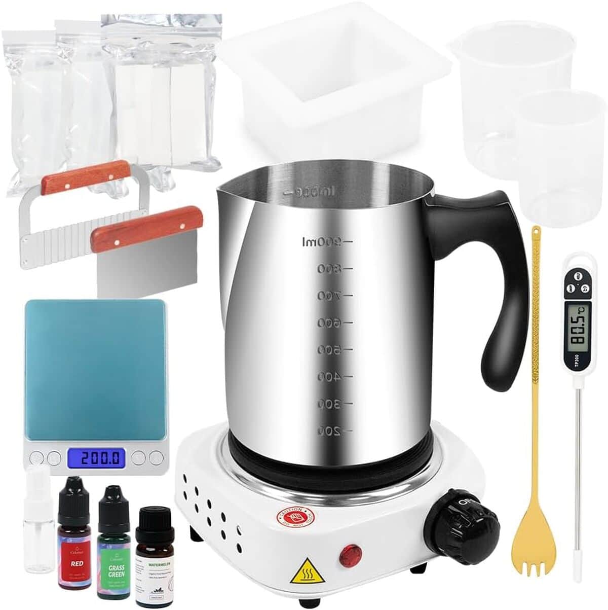 Test du kit de fabrication de savon Fast METL : efficacité de la plaque chauffante électronique