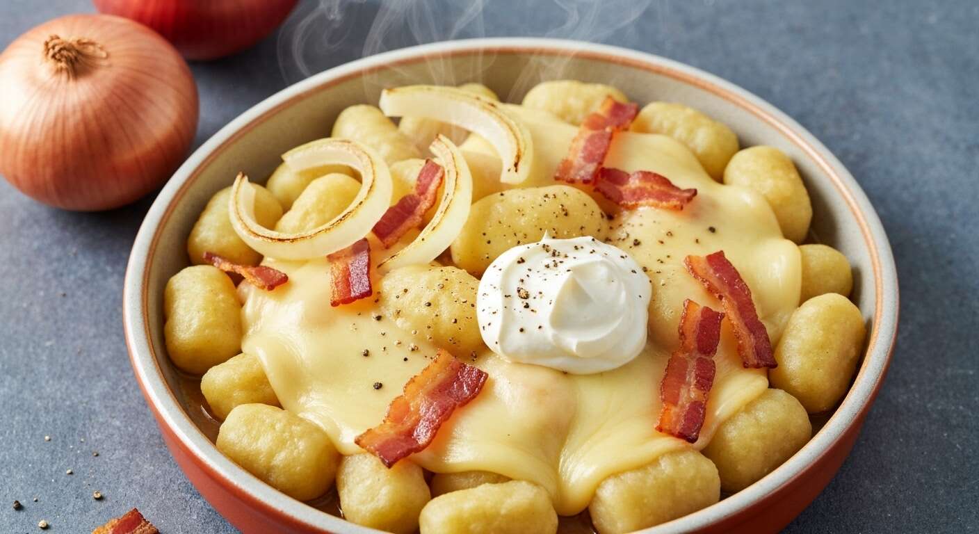 Gnocchis express à la raclette en 10 min !