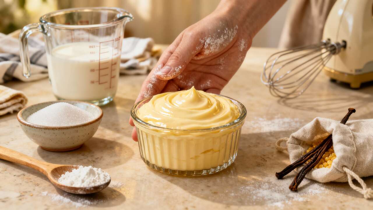 Crème pâtissière parfaite au robot cuiseur