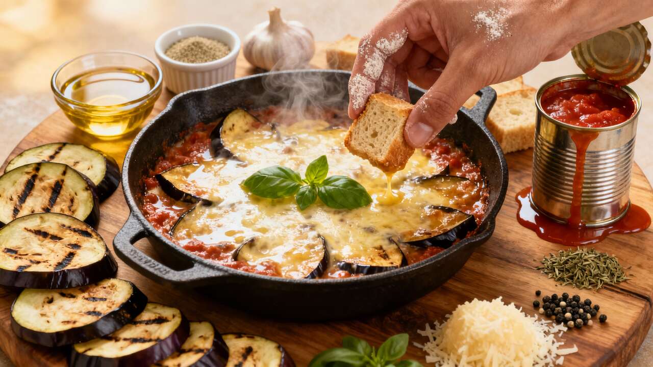 Fondue d'aubergine irrésistible