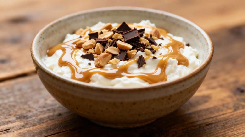 Bowl gourmand : yaourt et beurre de cacahuète