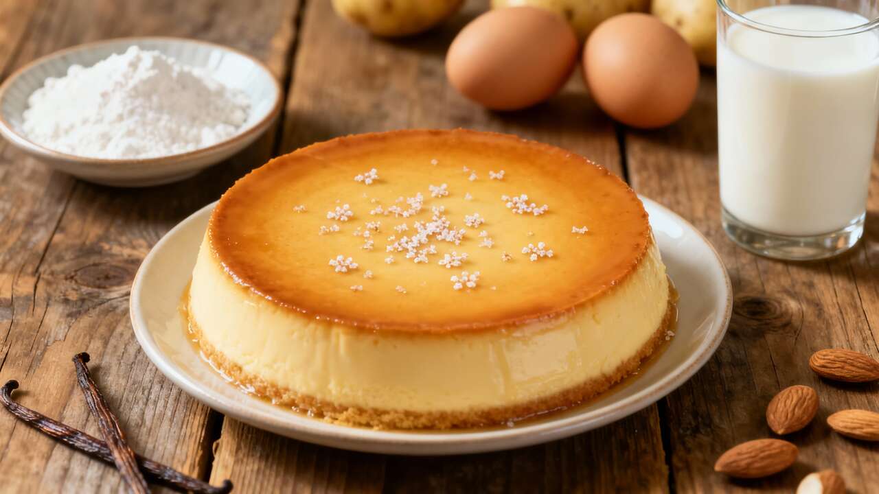 Flan sans pâte : délice rapide sans farine ni gluten !