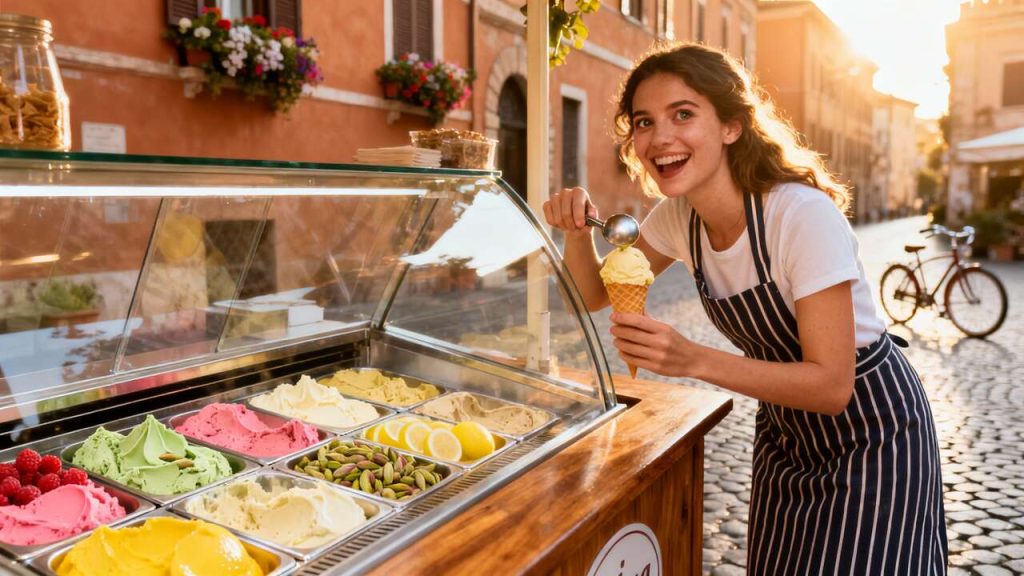 Découvrez la glace italienne : fondante, onctueuse et légère