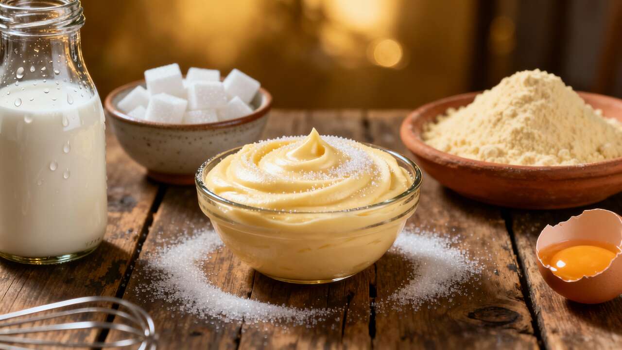 Crème pâtissière express pour desserts français