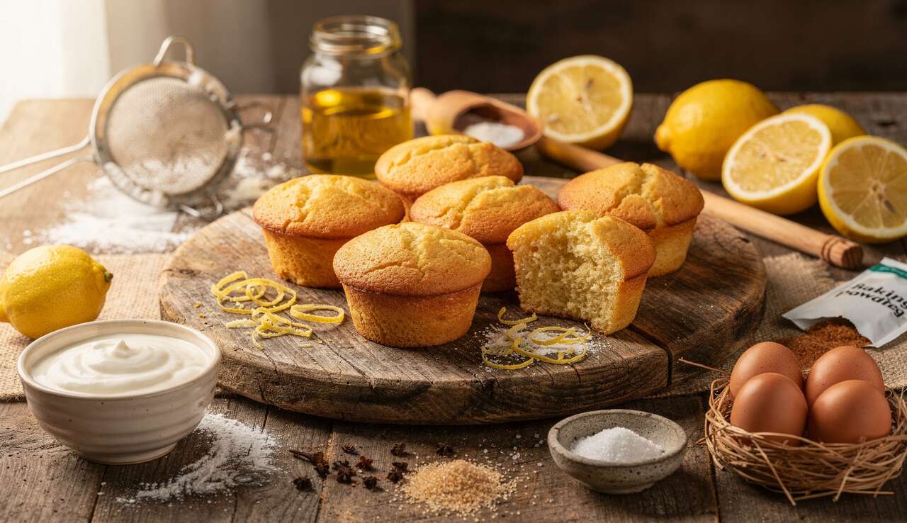 Recette simplifiée : petits gâteaux moelleux au yaourt