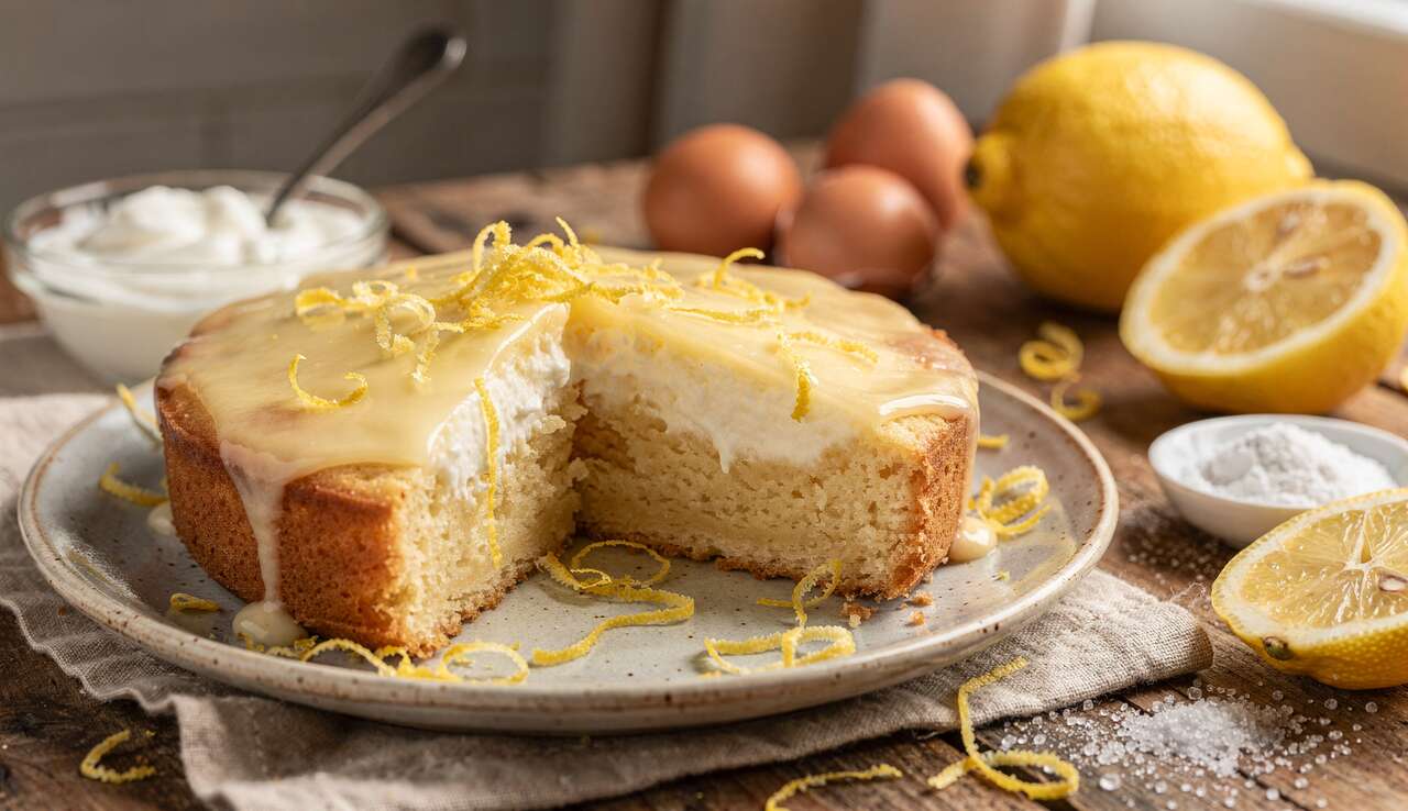 Recette irrésistible : gâteau au yaourt grec crémeux