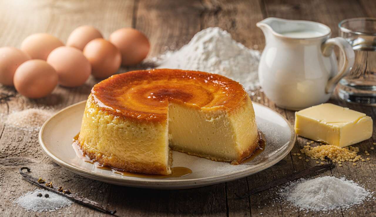 Astuce irrésistible : flan pâtissier crémeux et doré