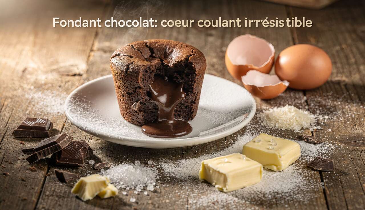 Fondant chocolat : coeur coulant irrésistible