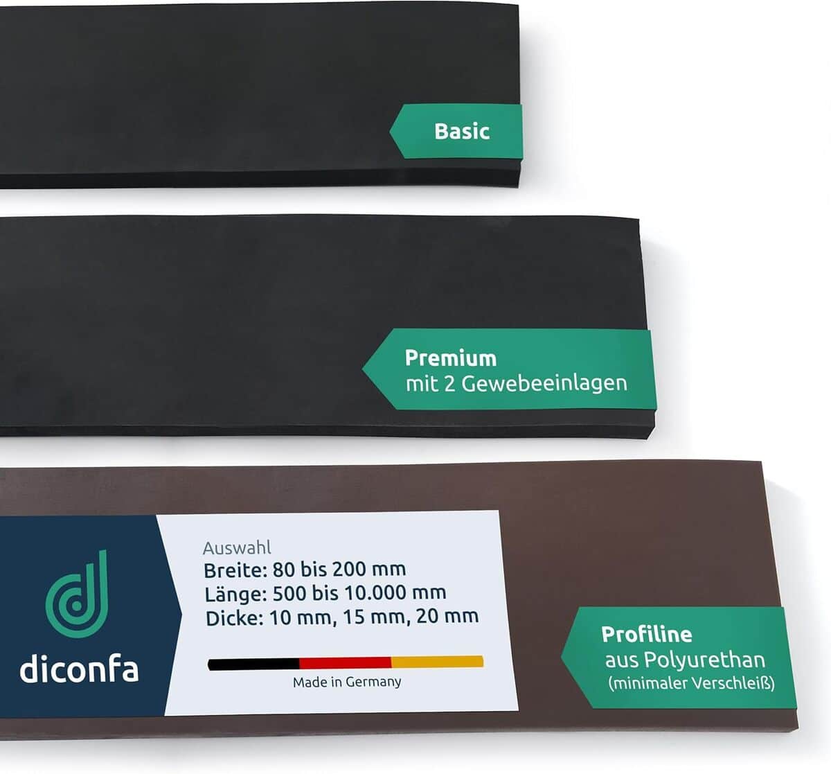 Test bande racleuse diconfa Premium : résistante et sur mesure