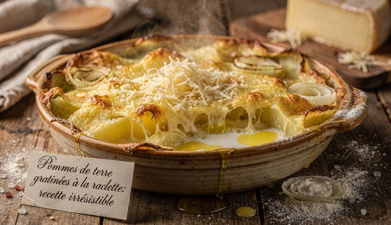Pommes de terre gratinées à la raclette : recette irrésistible