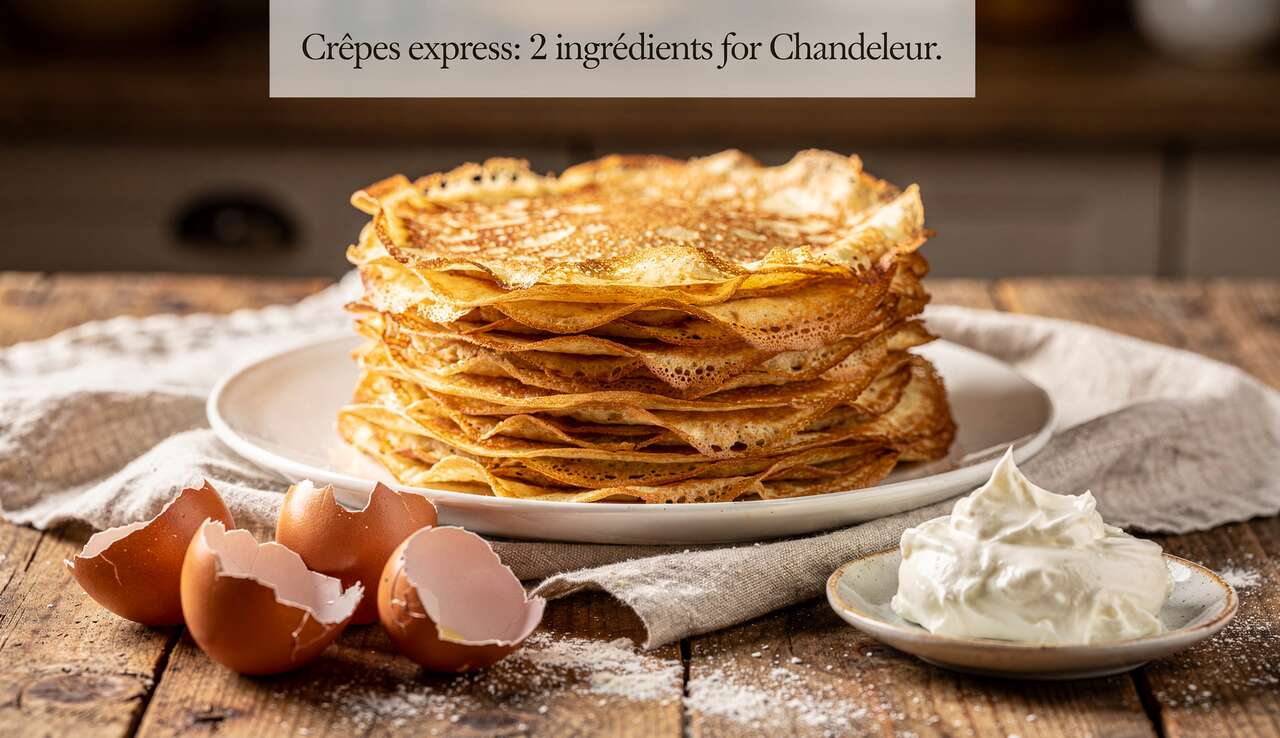 Crêpes express : 2 ingrédients pour la Chandeleur