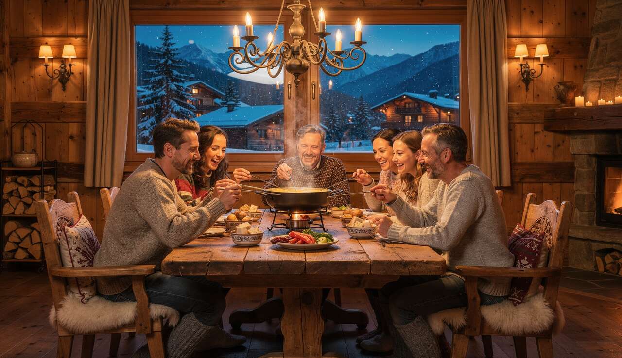 Fondue Suisse : le secret du mélange moitié-moitié