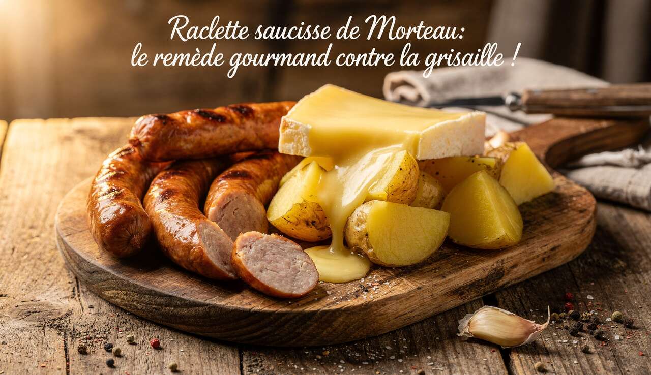 Raclette saucisse de Morteau : le remède gourmand contre la grisaille !
