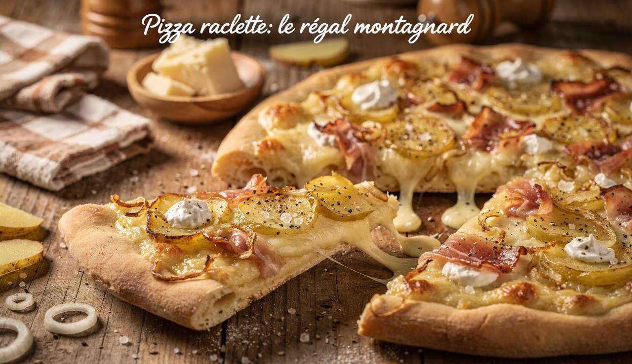 Pizza raclette : le régal montagnard
