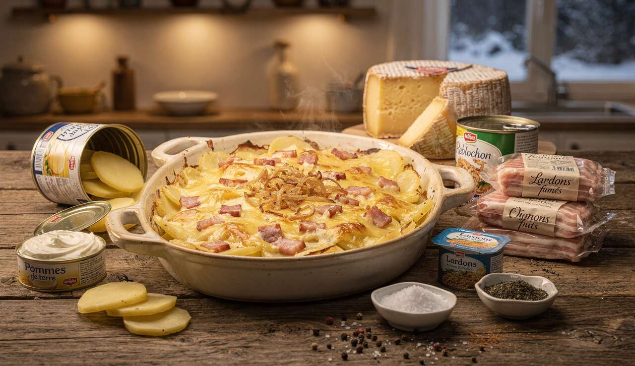 Tartiflette rapide et gourmande pour l'hiver