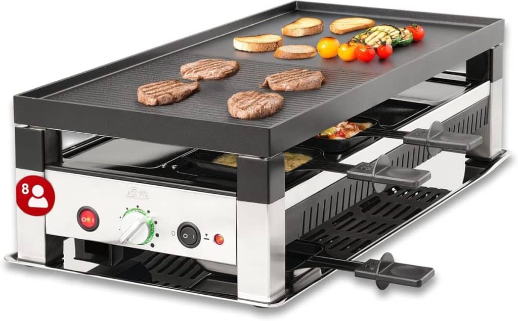 Test : solis table grill 791, l'appareil à raclette multifonction 1400 W