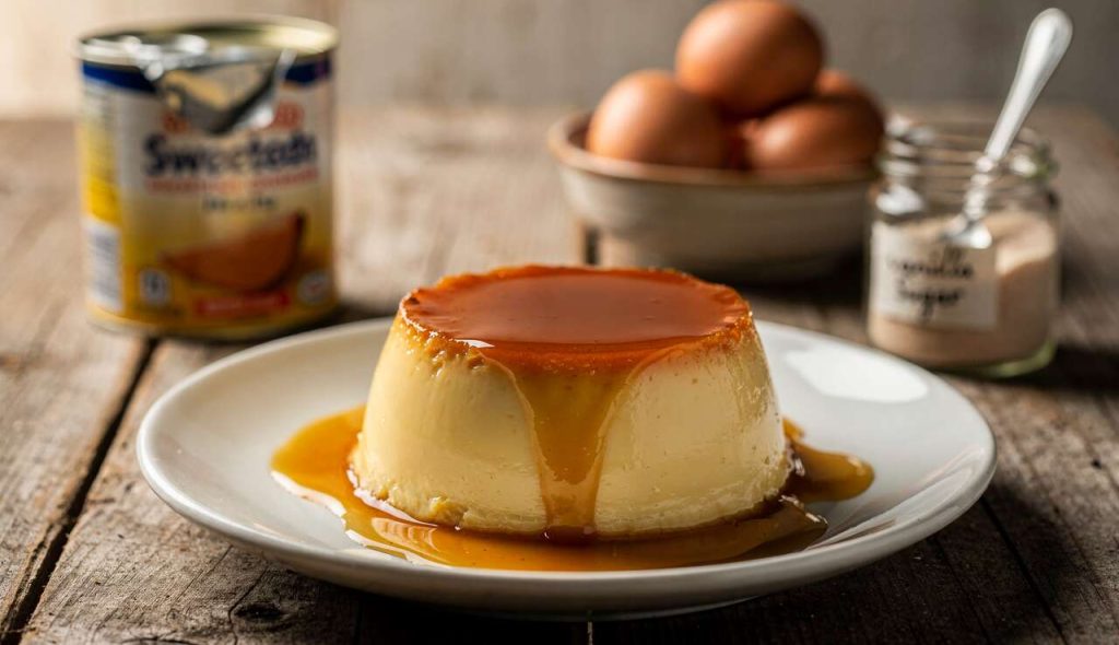 Flan Facile avec Lait et Œufs : recette Express