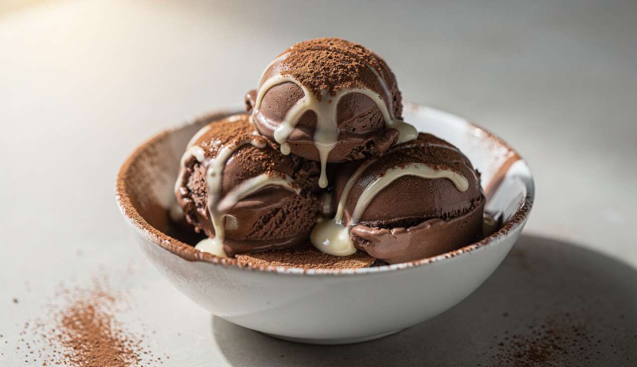 Glace au chocolat maison : 3 ingrédients suffisent !
