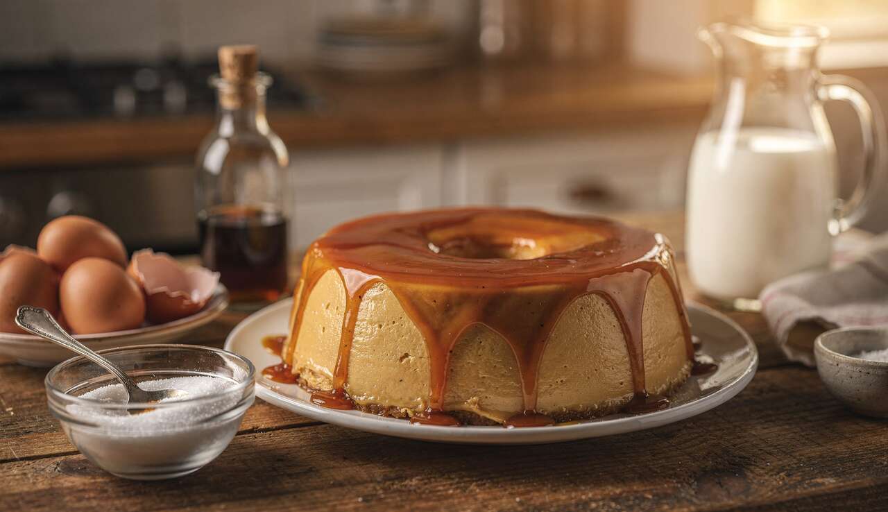 Délice caramel sans four : recette facile et gourmande
