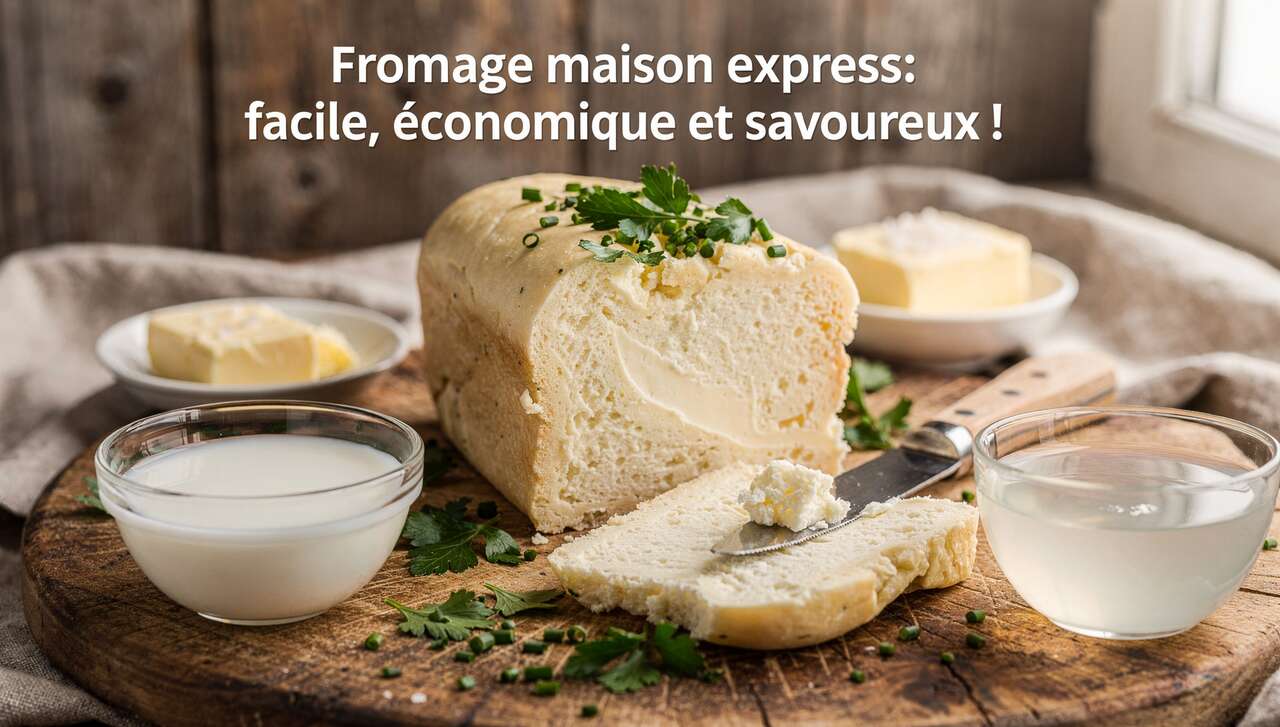 Fromage maison express : facile, économique et savoureux !