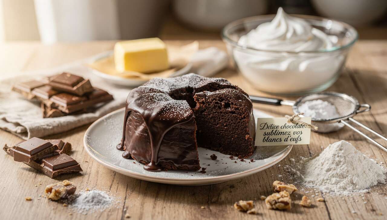 Délice chocolaté : sublimez vos blancs d'œufs