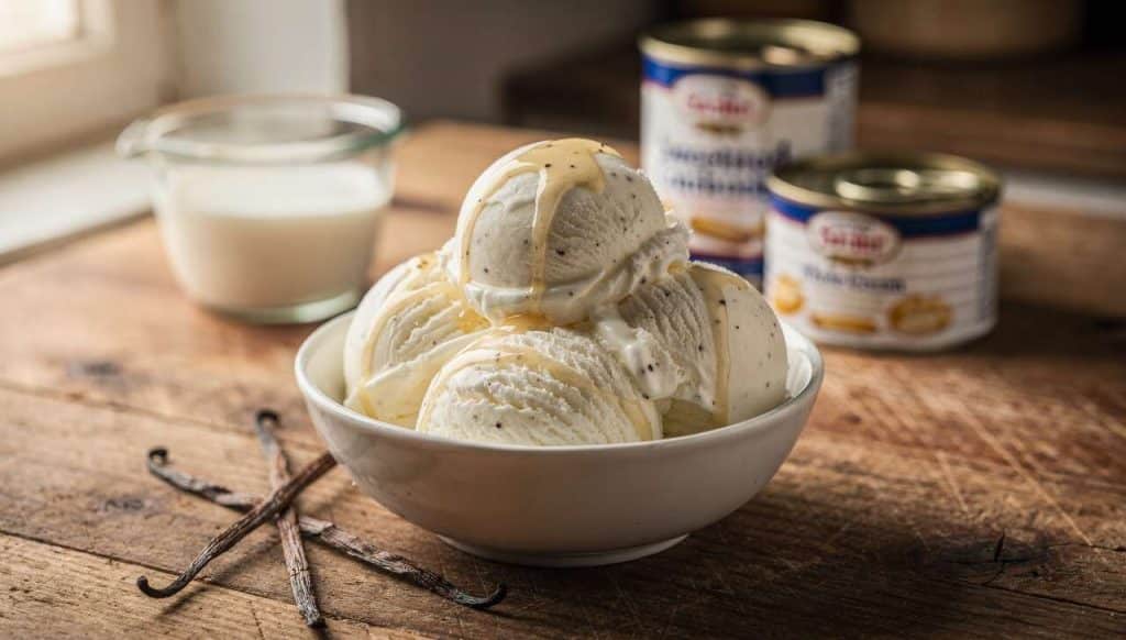 Transformez lait et vanille en glace maison économique