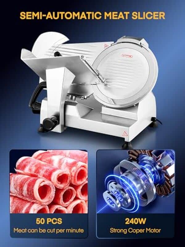 Découvrez notre test complet de la trancheuse commerciale électrique 240W : alliez efficacité et précision pour des découpes parfaites en toute simplicité.