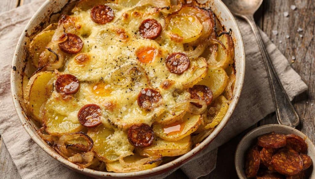 Tartiflette façon franco-portugaise : fusion gourmande en cuisine