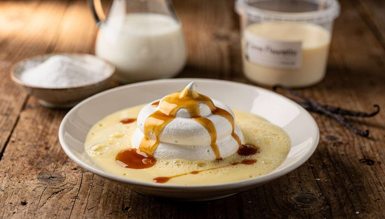 Délice d'île flottante