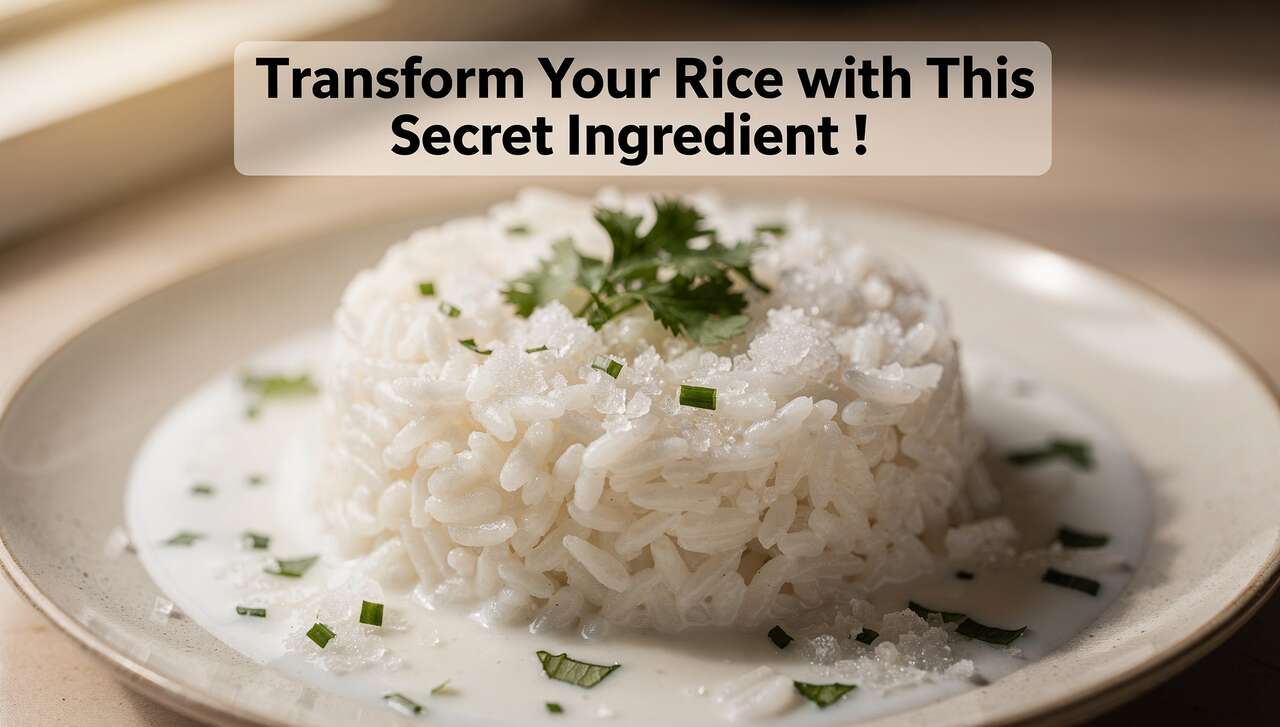 Transformez votre riz avec cet ingrédient secret !