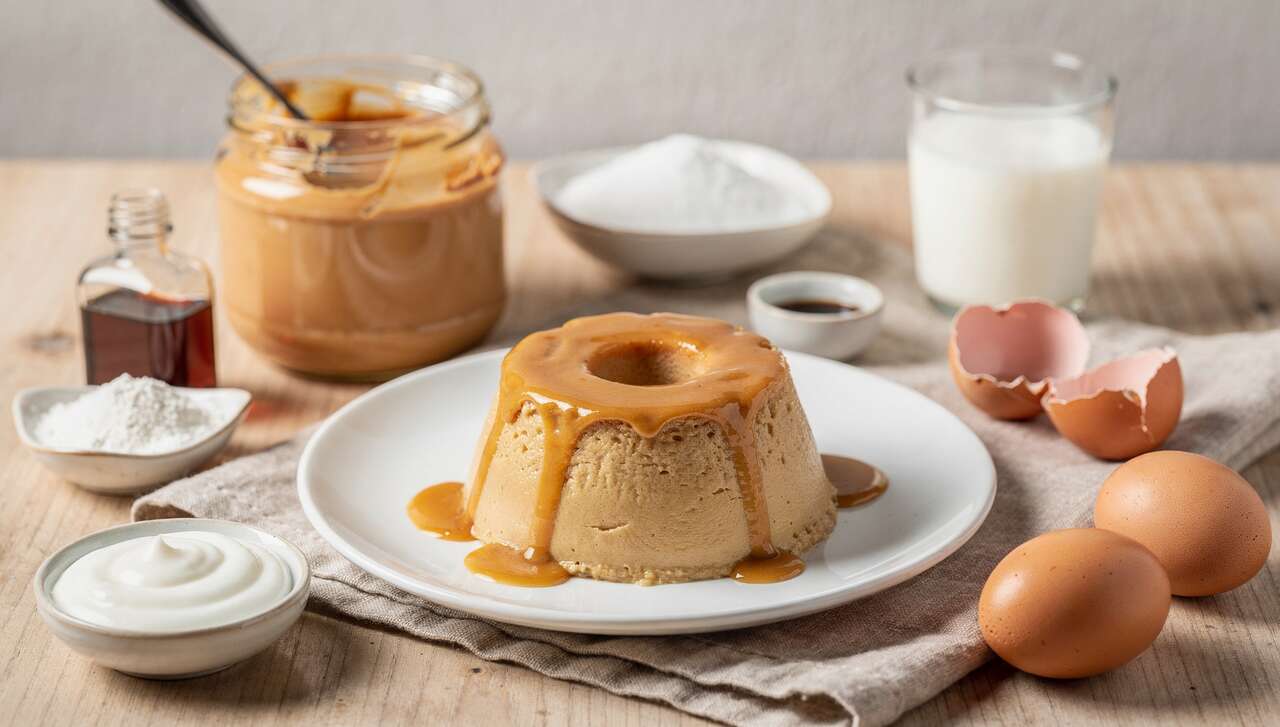 Délice sans gluten : flan cacahuètes léger et facile