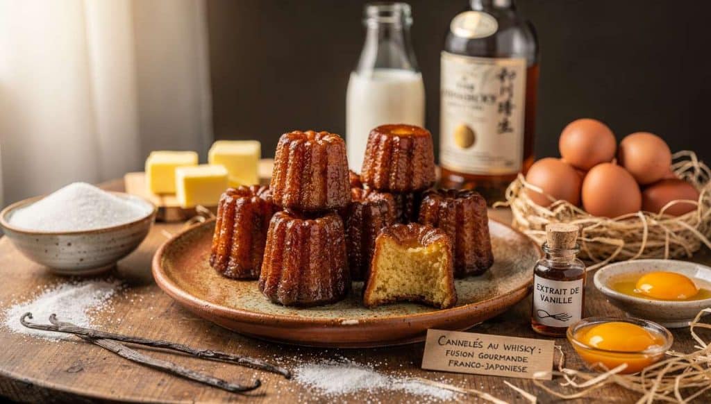 Cannelés au whisky : fusion gourmande franco-japonaise