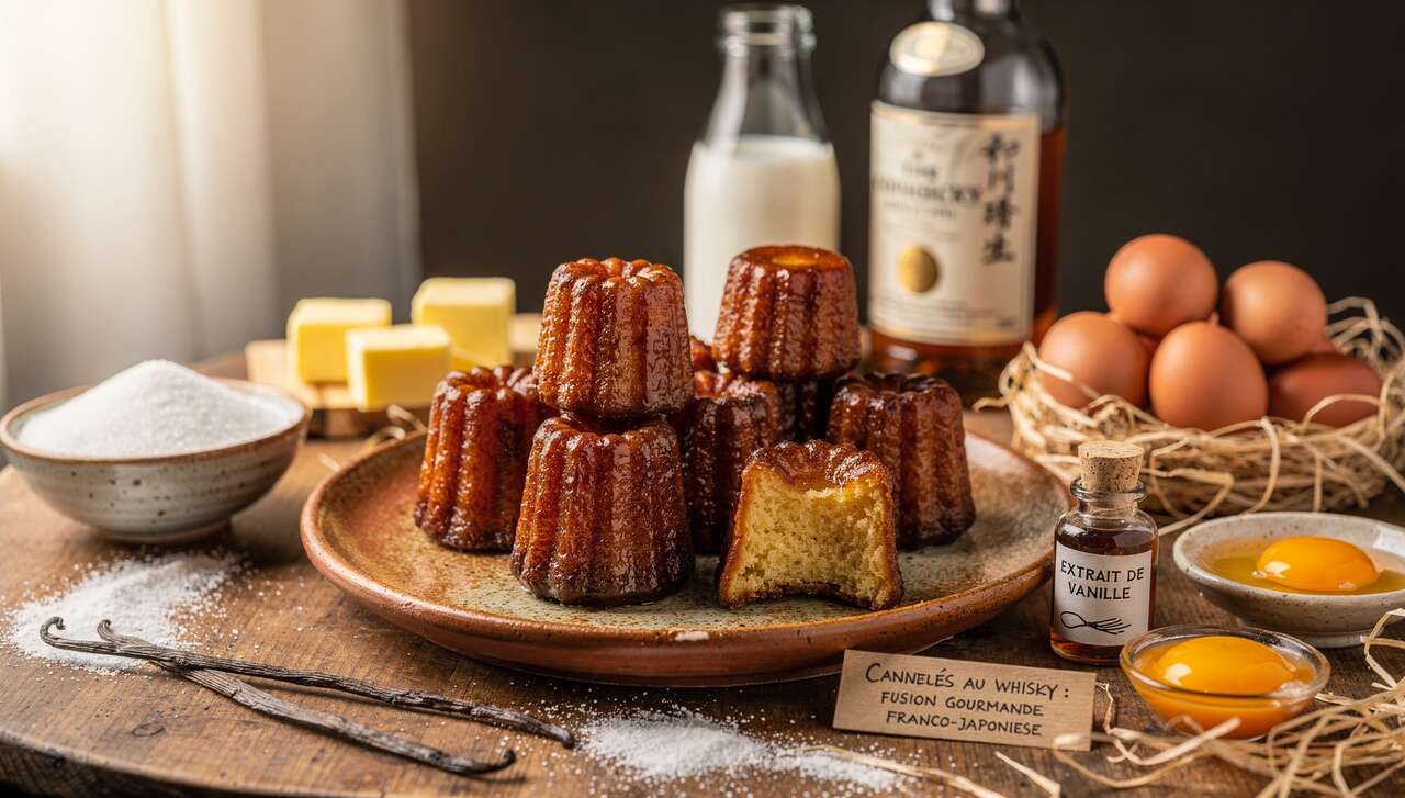 Cannelés au whisky : fusion gourmande franco-japonaise