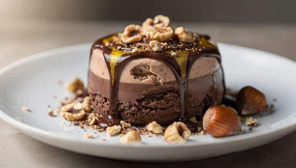 Délice glacé au chocolat et noisette : la recette la plus simple et gourmande