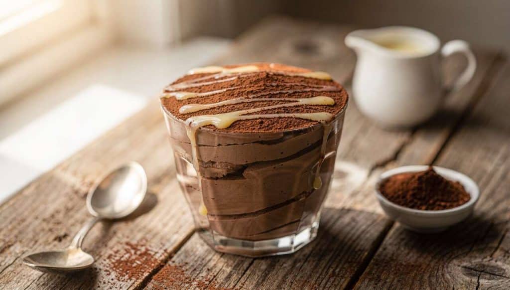 Dessert rapide : mousse choco-lait sans cuisson