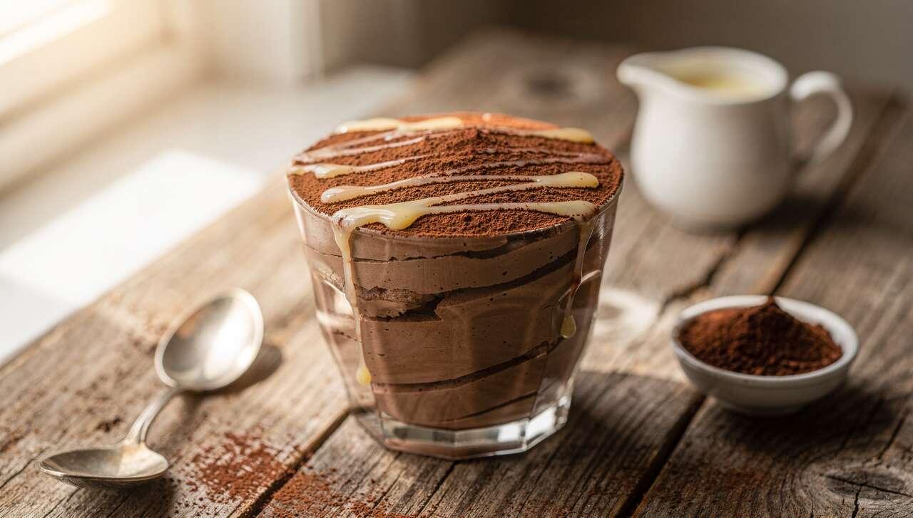 Dessert rapide : mousse choco-lait sans cuisson