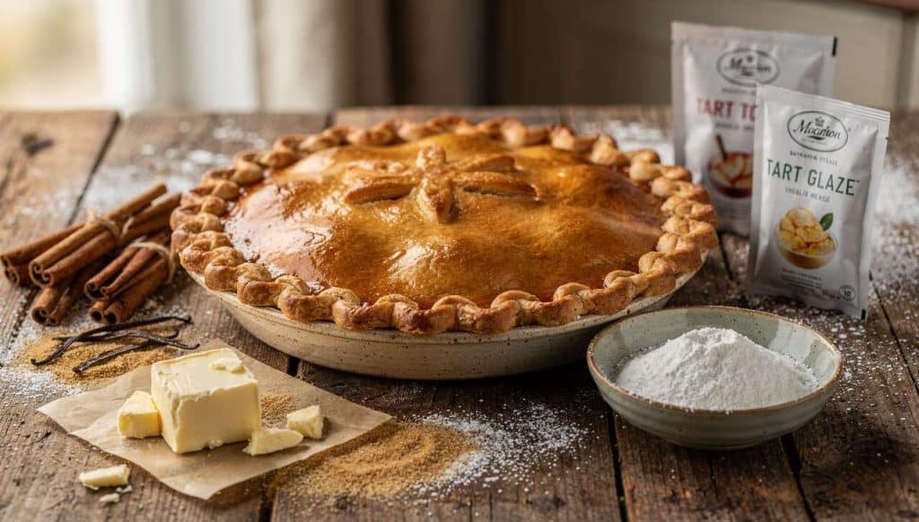Tarte aux pommes et crème pâtissière : délice gourmand