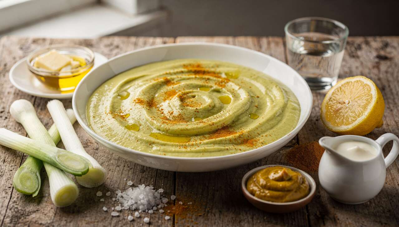 Fondue de poireaux rapide : curry et crème à l'honneur