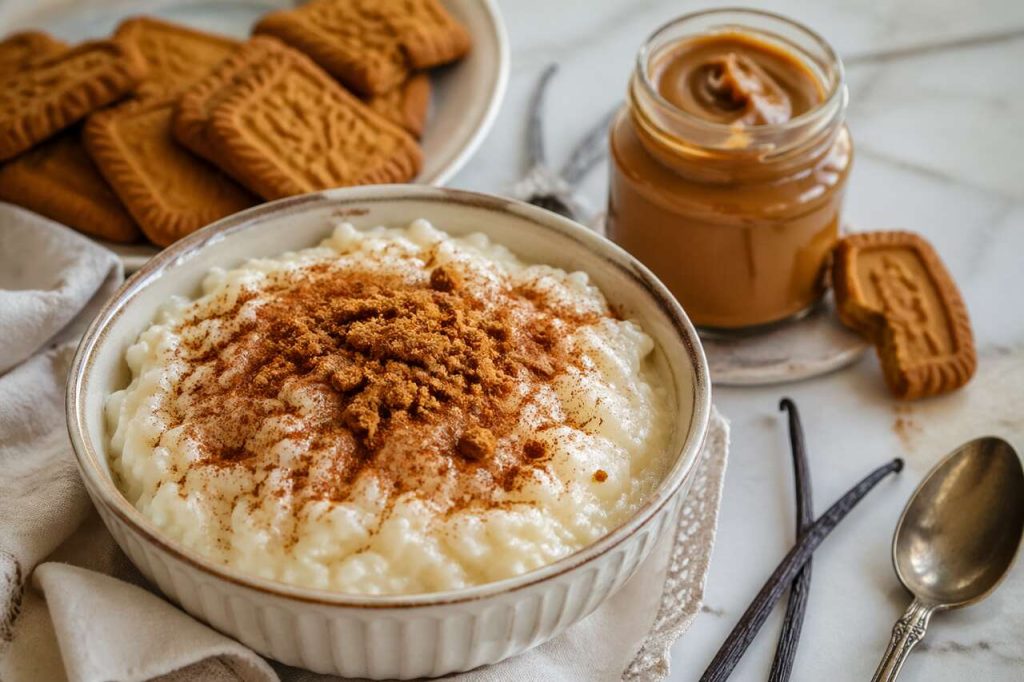 Riz au lait et speculoos : la gourmandise réconfortante