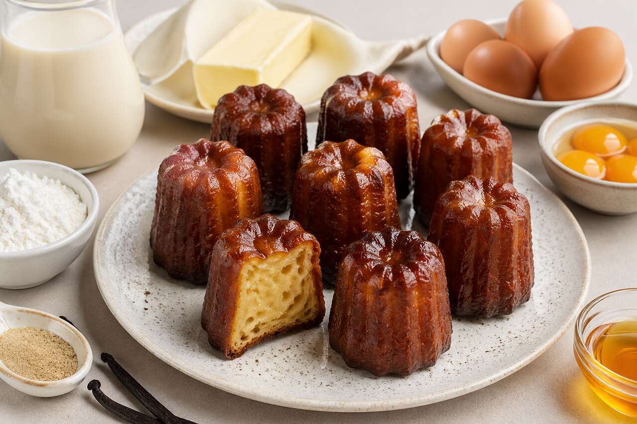Cannelés légers sans gluten