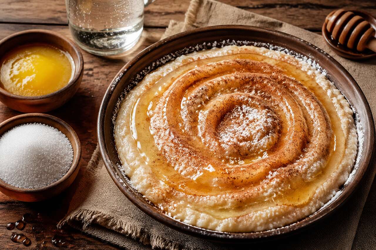 Petit déjeuner gourmand sans farine : la recette à la semoule et au lait
