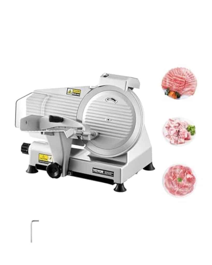 Test VEVOR trancheuse à viande 180 W : précision et puissance