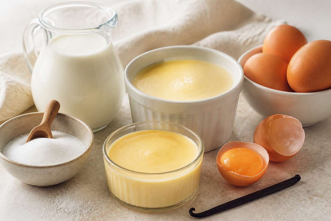 Délice de crème aux œufs simplissime